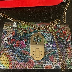 Christian Louboutin ELISA Small Embroidered Shoulder Bag Multi